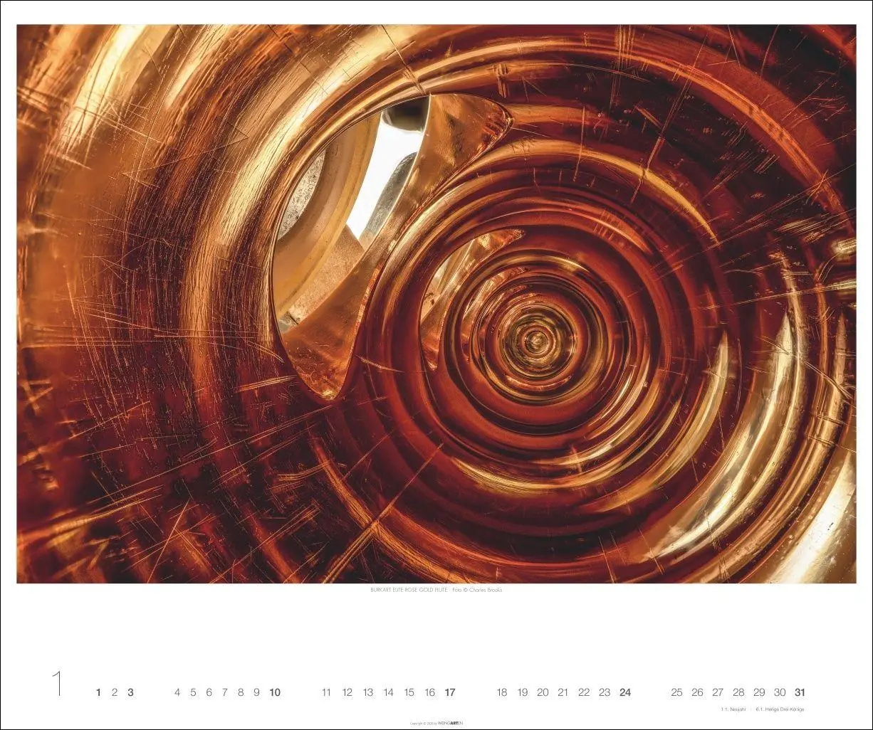 Bild: 9783839904466 | Architecture in Music Kalender 2027 - Musikinstrumente von innen