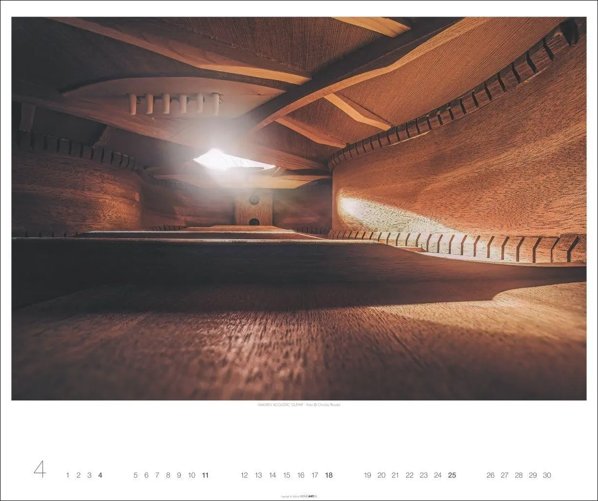 Bild: 9783839904466 | Architecture in Music Kalender 2027 - Musikinstrumente von innen