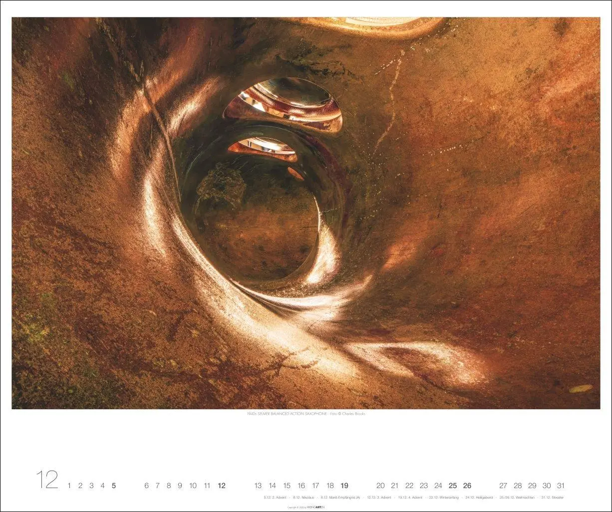 Bild: 9783839904466 | Architecture in Music Kalender 2027 - Musikinstrumente von innen