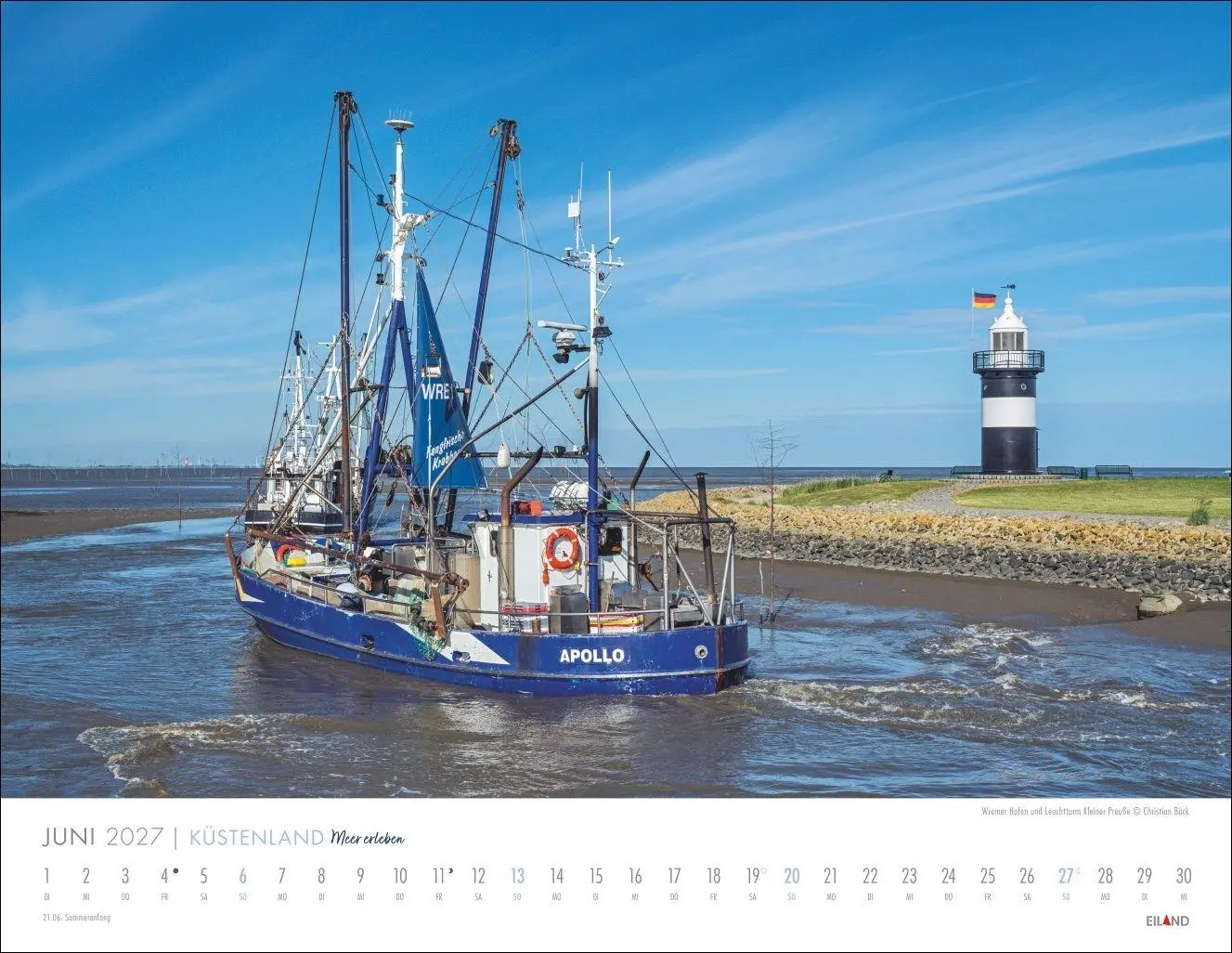 Bild: 9783964024466 | Küstenland Kalender 2027 - Meer erleben | Eiland | Kalender | 13 S.
