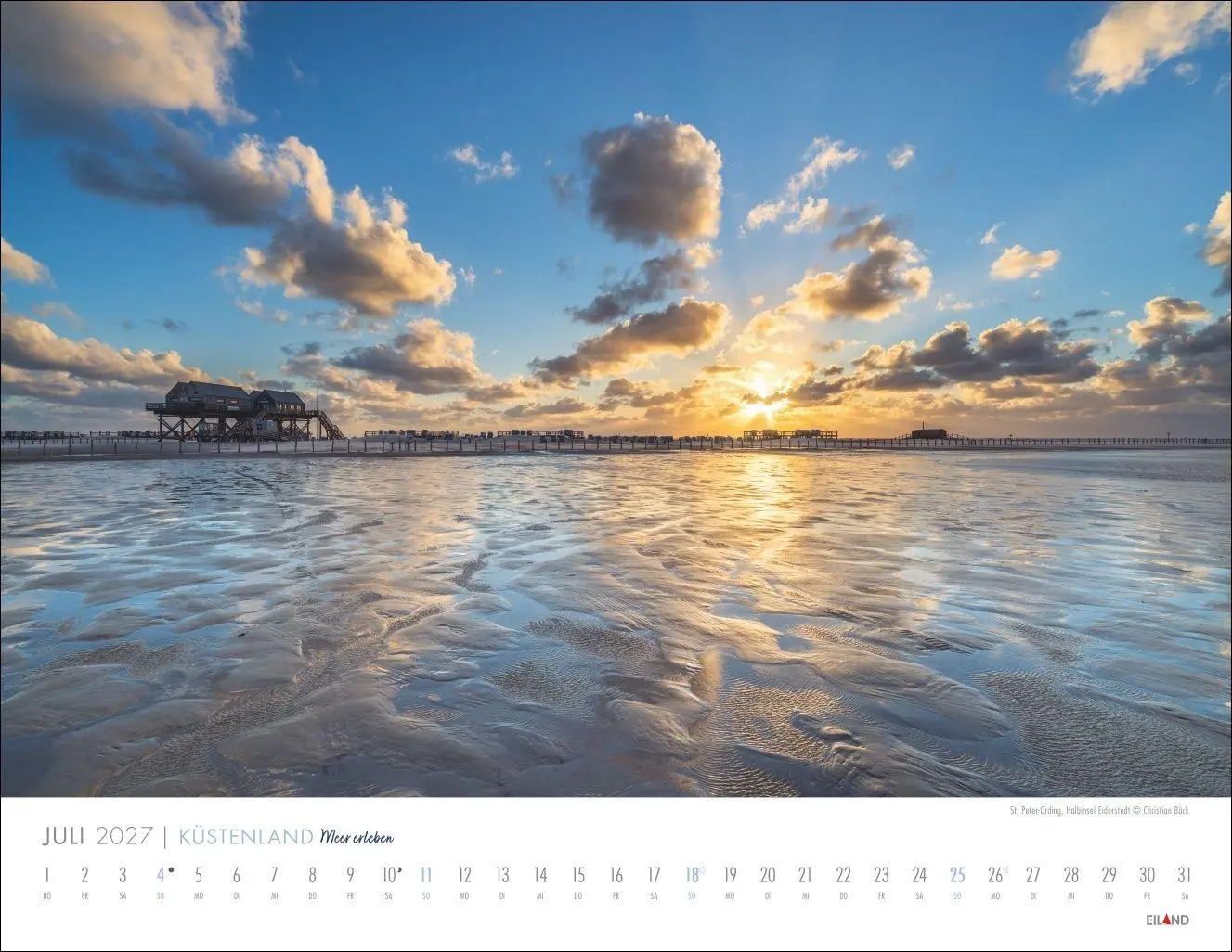 Bild: 9783964024466 | Küstenland Kalender 2027 - Meer erleben | Eiland | Kalender | 13 S.