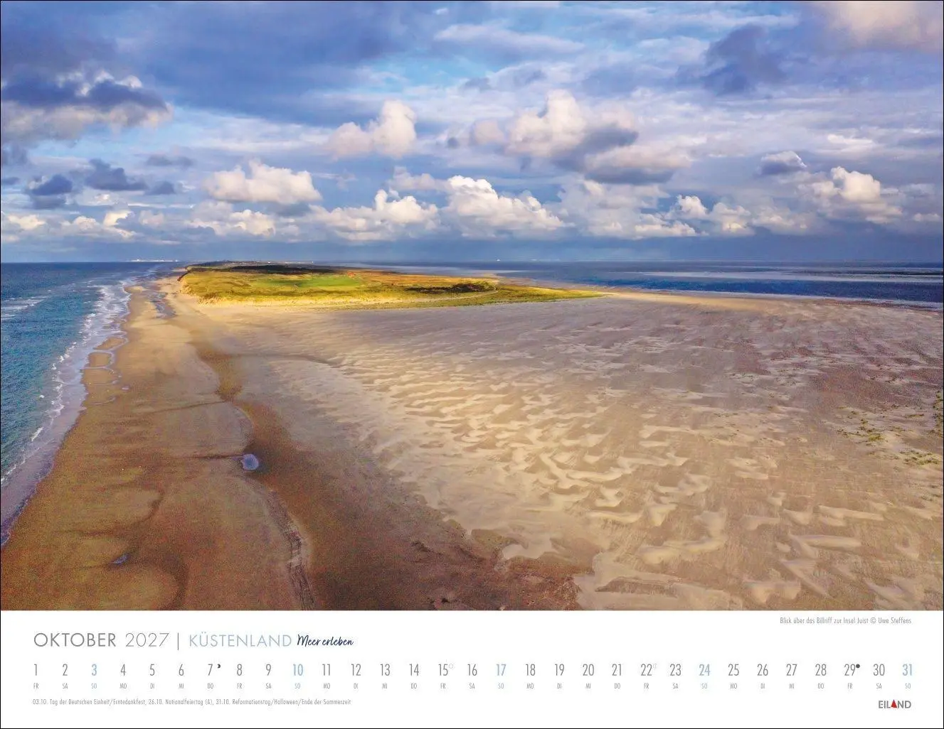Bild: 9783964024466 | Küstenland Kalender 2027 - Meer erleben | Eiland | Kalender | 13 S.