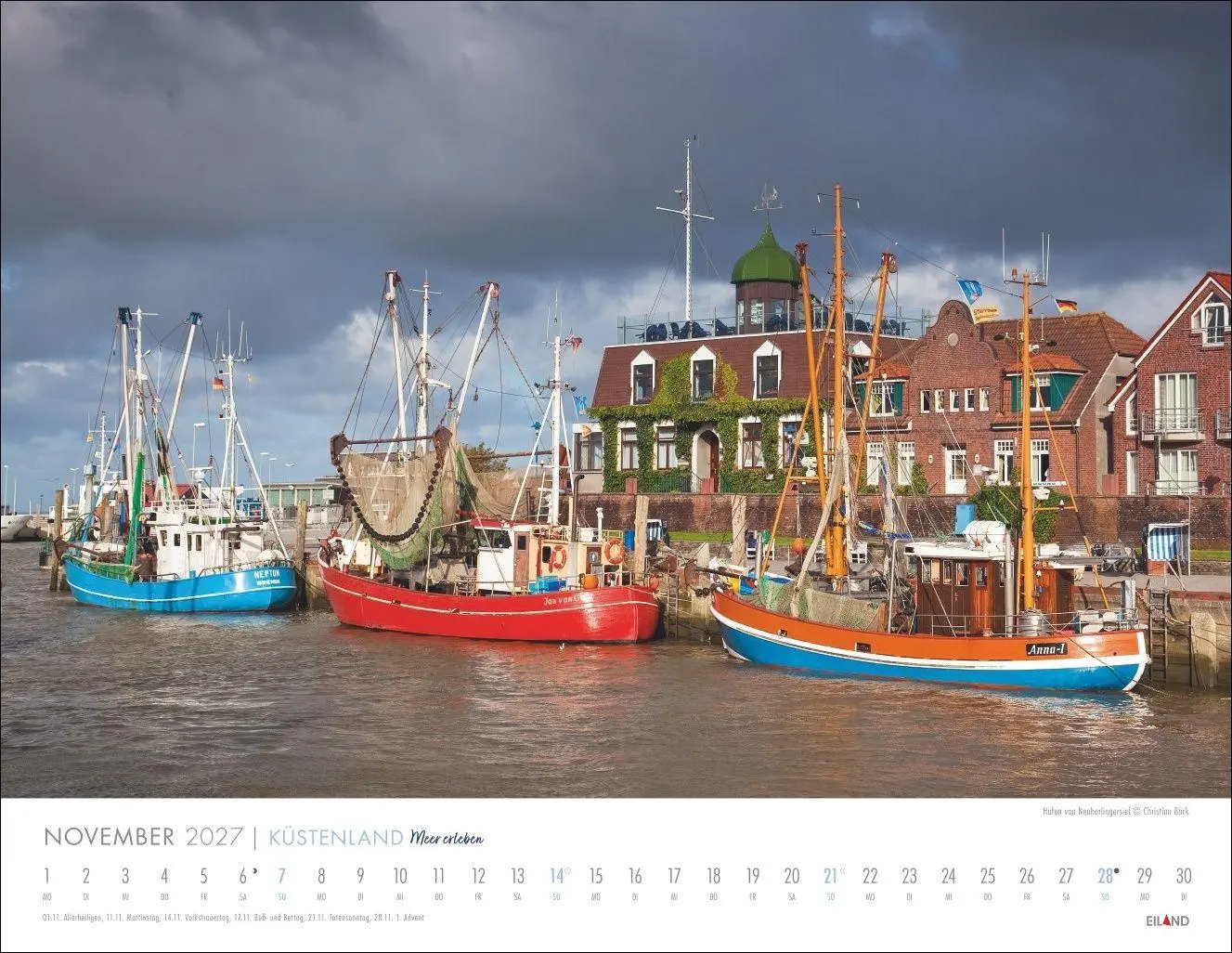 Bild: 9783964024466 | Küstenland Kalender 2027 - Meer erleben | Eiland | Kalender | 13 S.
