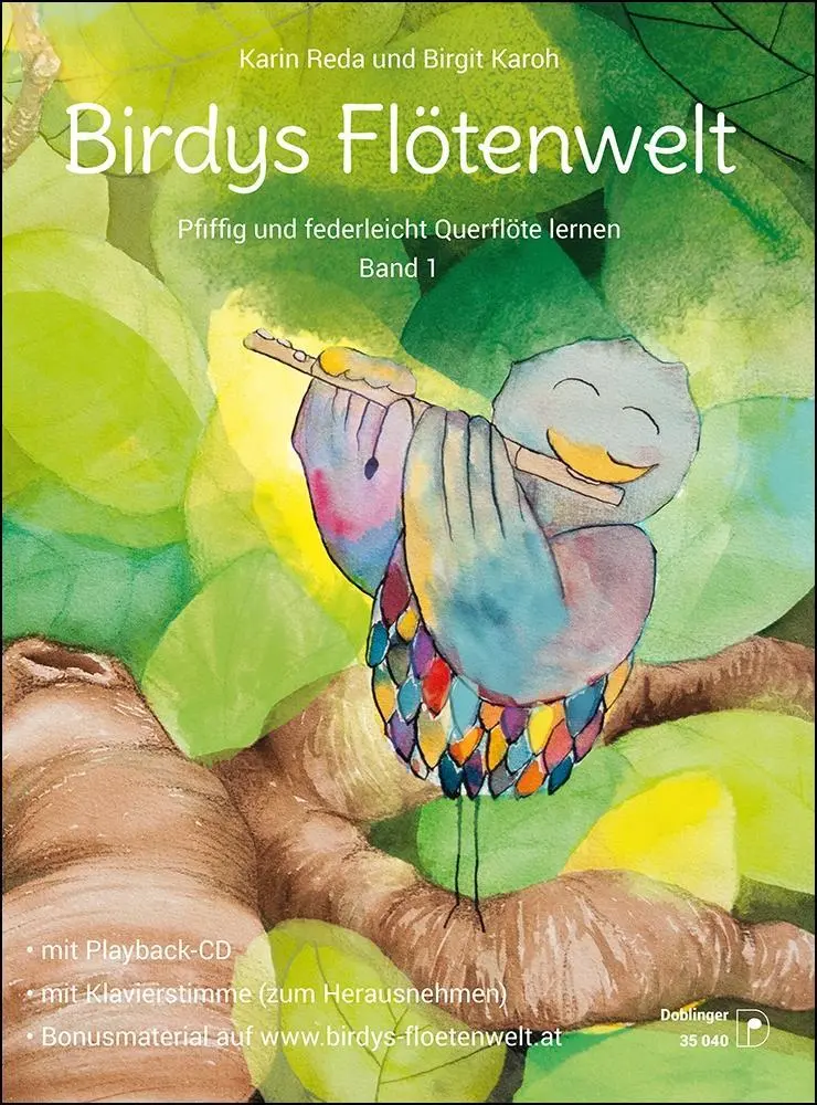 Cover: 9790012204466 | Birdys Flötenwelt Band 1 | Karin Karoh Reda | Broschüre | Buch + CD