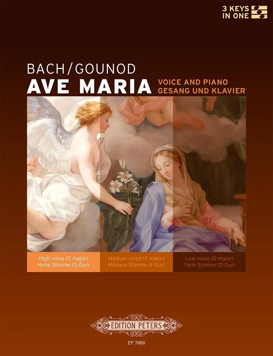Cover: 9790577084466 | Ave Maria | Johann Sebastian Bach (u. a.) | Broschüre | Edition Peters