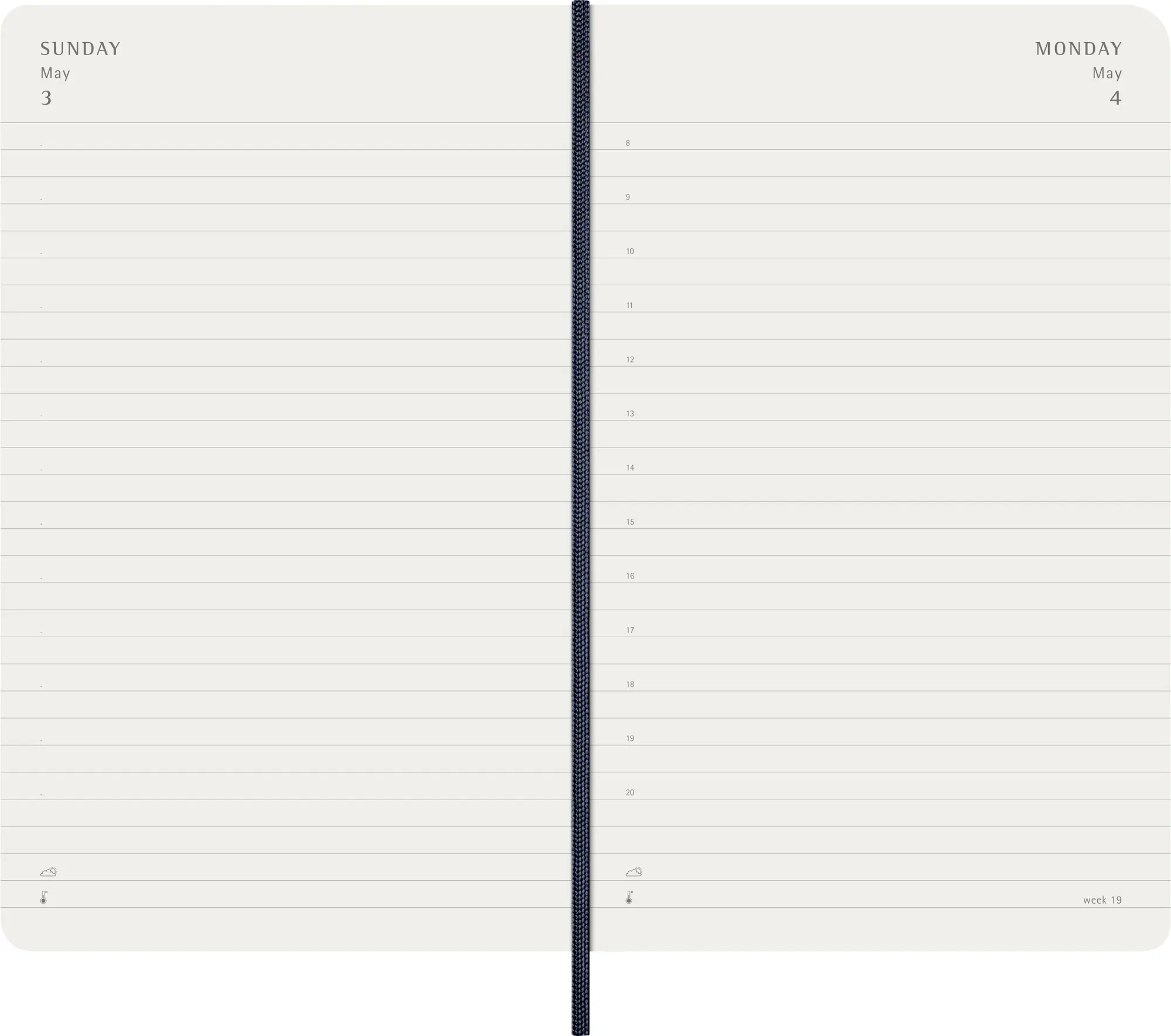 Bild: 8056999274566 | Moleskine 12 Monate Tageskalender 2026, Large/A5, 1 Tag = 1 Seite,...