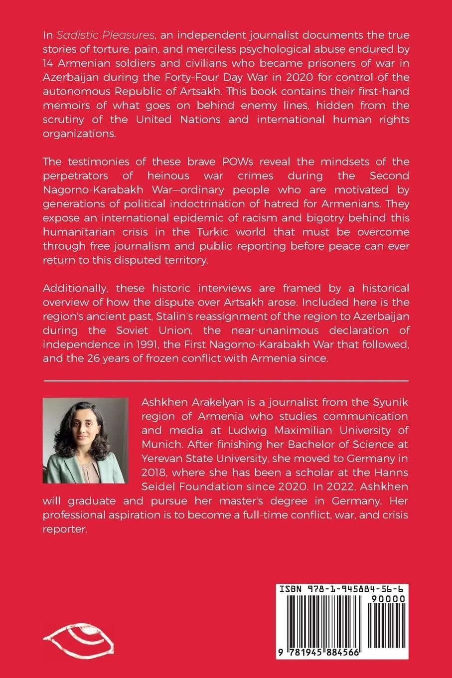 Rückseite: 9781945884566 | Sadistic Pleasures | Silent Crimes of Azerbaijan | Ashkhen Arakelyan
