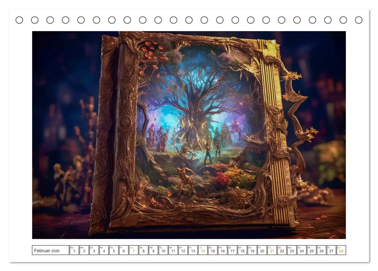 Bild: 9783457514566 | Zauberbuch - Terra Magica (Tischkalender 2026 DIN A5 quer),...