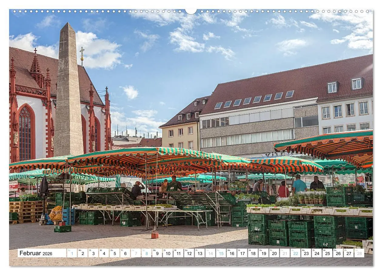 Bild: 9783457684566 | Würzburg - Stadt mit Charme (hochwertiger Premium Wandkalender 2026...