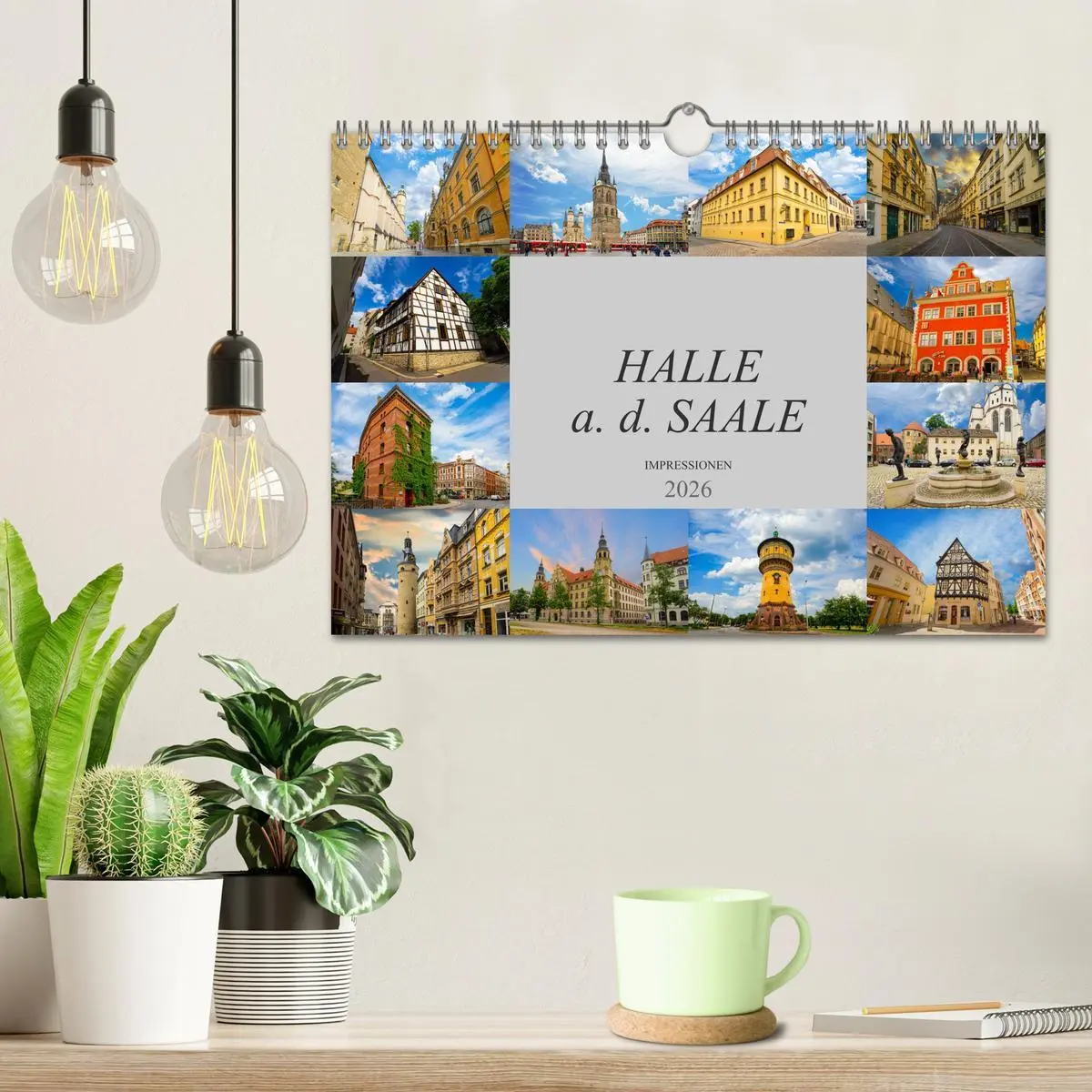 Bild: 9783457824566 | Halle a. d. Saale Impressionen (Wandkalender 2026 DIN A4 quer),...