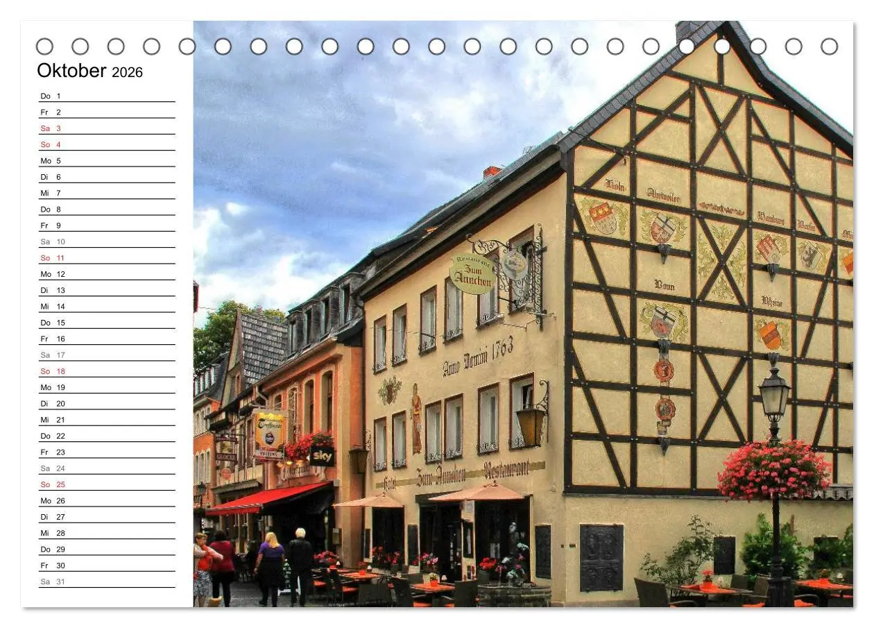 Bild: 9783457994566 | Die schönsten Orte der Eifel - Ahrweiler (Tischkalender 2026 DIN A5...