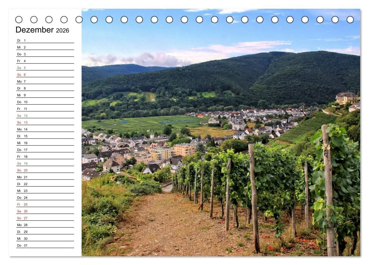 Bild: 9783457994566 | Die schönsten Orte der Eifel - Ahrweiler (Tischkalender 2026 DIN A5...