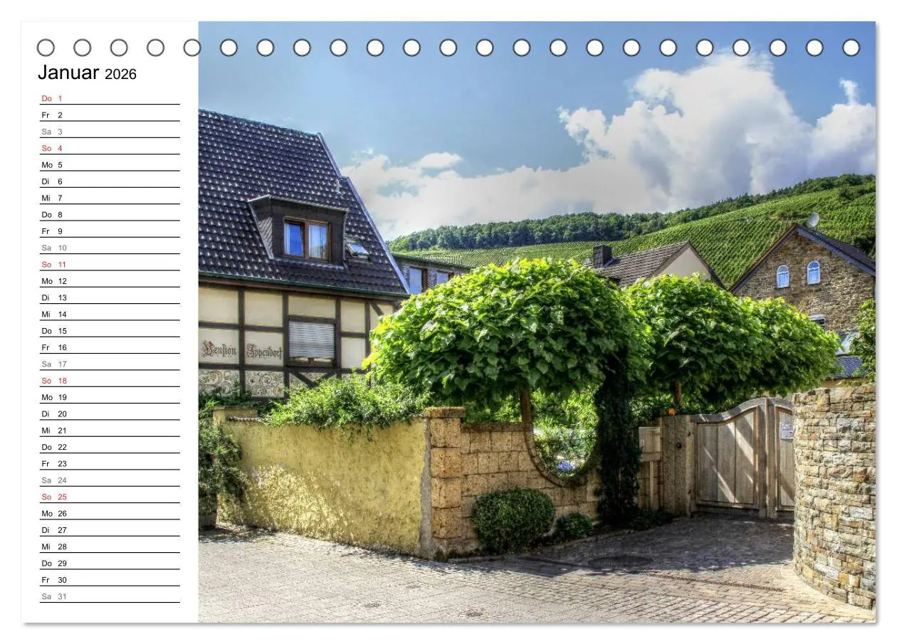 Bild: 9783457994566 | Die schönsten Orte der Eifel - Ahrweiler (Tischkalender 2026 DIN A5...