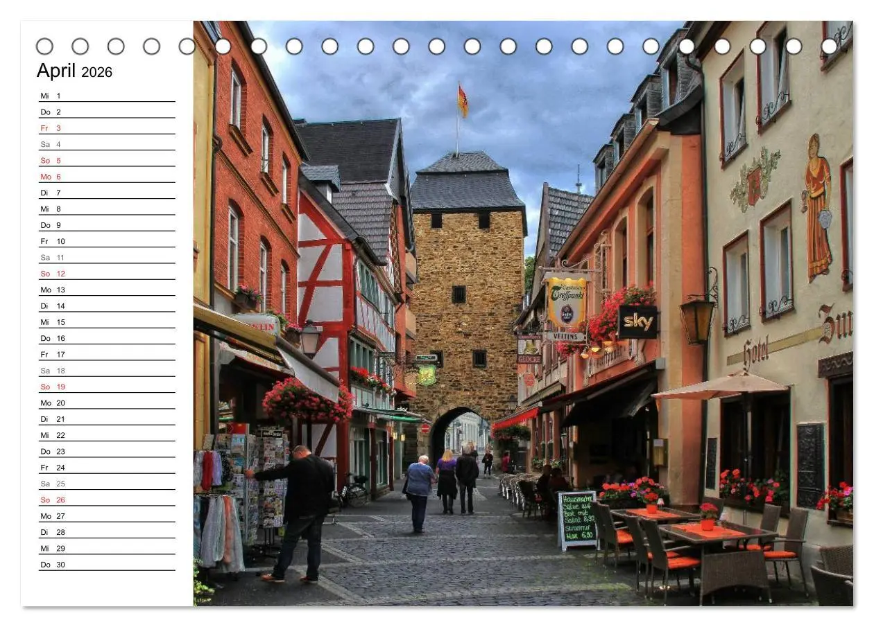 Bild: 9783457994566 | Die schönsten Orte der Eifel - Ahrweiler (Tischkalender 2026 DIN A5...