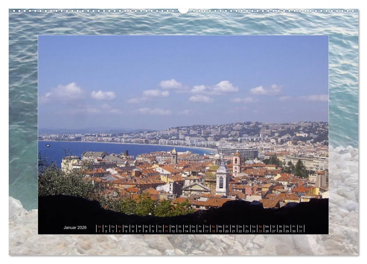 Bild: 9783516084566 | Nizza, Côte d'Azur (hochwertiger Premium Wandkalender 2026 DIN A2...