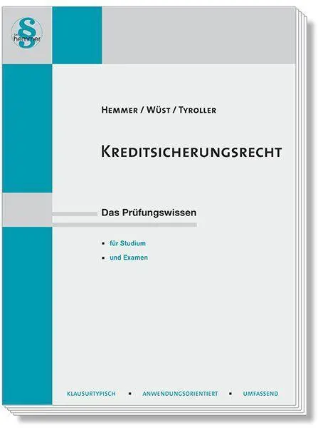 Cover: 9783968384566 | Kreditsicherungsrecht | Das Prüfungswissen für Studium und Examen