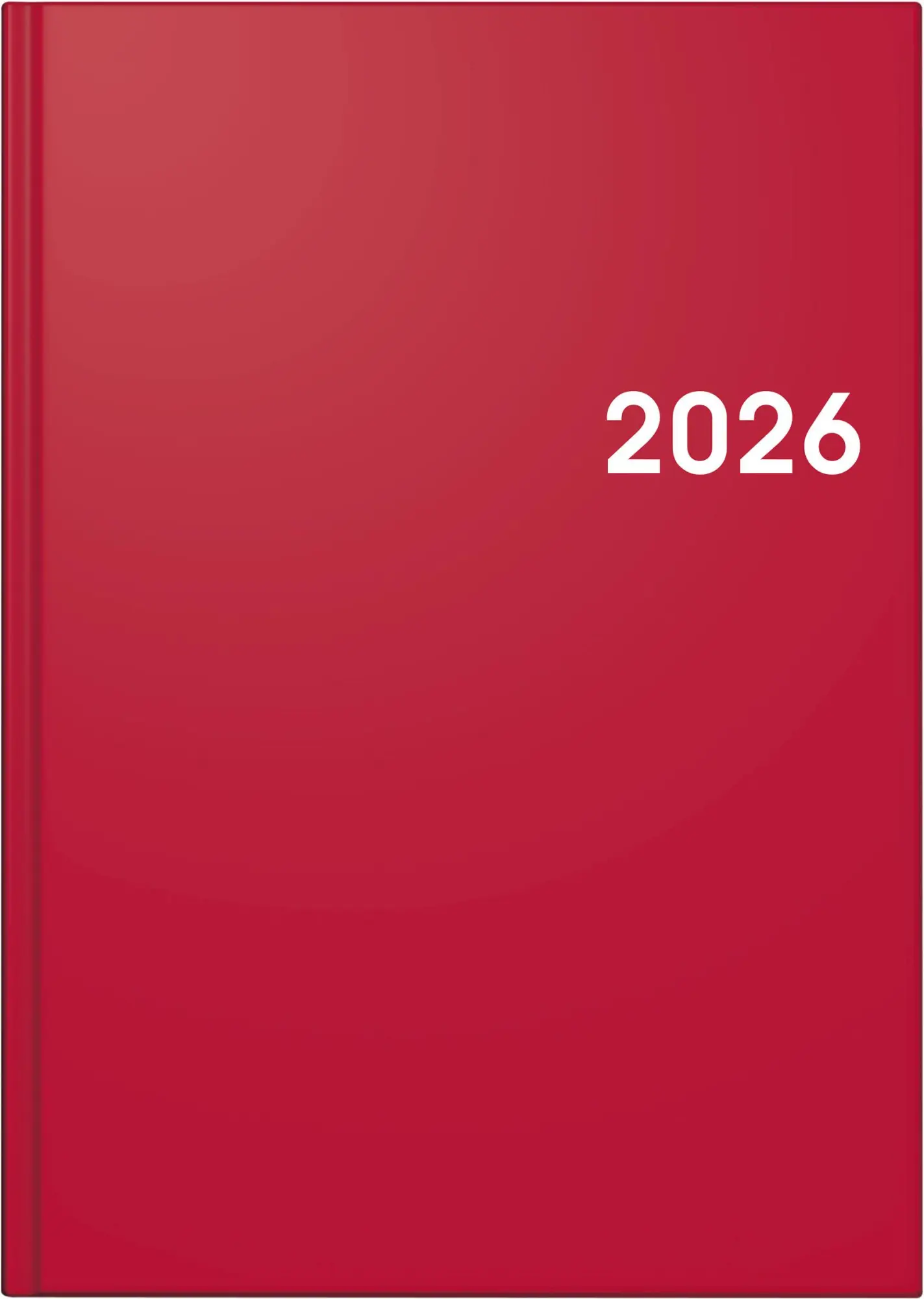 Cover: 4061947144666 | BRUNNEN 1079561016 Buchkalender Mod. 795 2026 A5, Kunststoff, rot