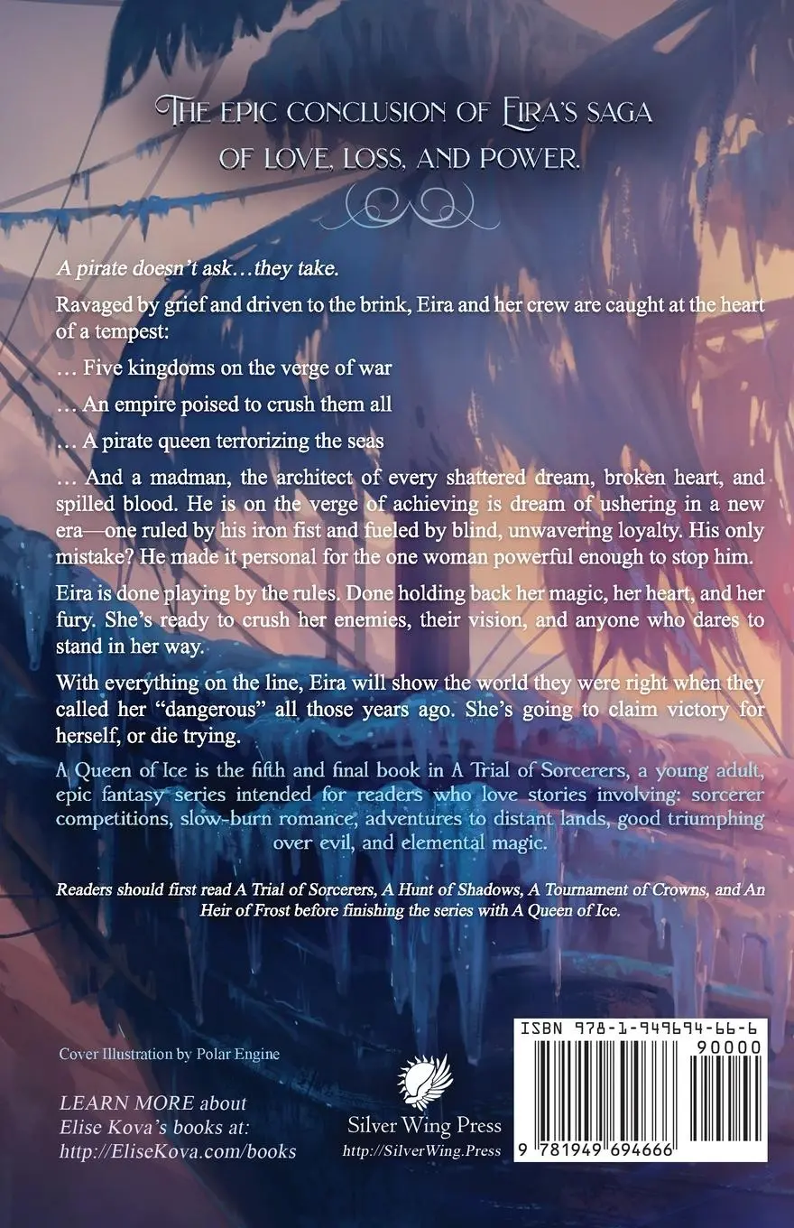 Rückseite: 9781949694666 | A Queen of Ice | Elise Kova | Taschenbuch | Englisch | 2024