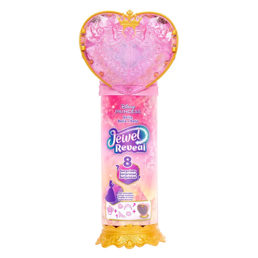 Bild: 194735334766 | Disney Prinzessin Juwel Reveal Belle Puppe | Hülse im Karton | JHL51