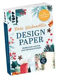 Cover: 4007742184766 | Design Paper A6: Frohe Weihnachten. Mit Handlettering-Grundkurs | Blum