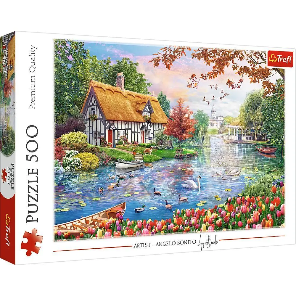 Cover: 5900511374766 | Puzzles - "500" - Stille Oase | Spiel | Deutsch | 2024 | Trefl SA