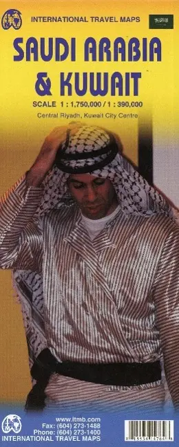 Cover: 9781553414766 | Saudi Arabia &amp; Kuwait | (Land-)Karte | Karte/Landkarte | Englisch