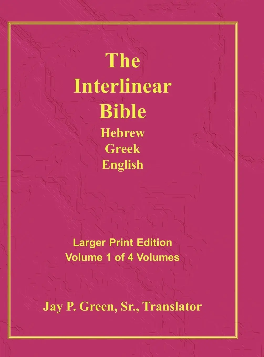 Cover: 9781589604766 | Interlinear Hebrew Greek English Bible-PR-FL/OE/KJ Large Pring...