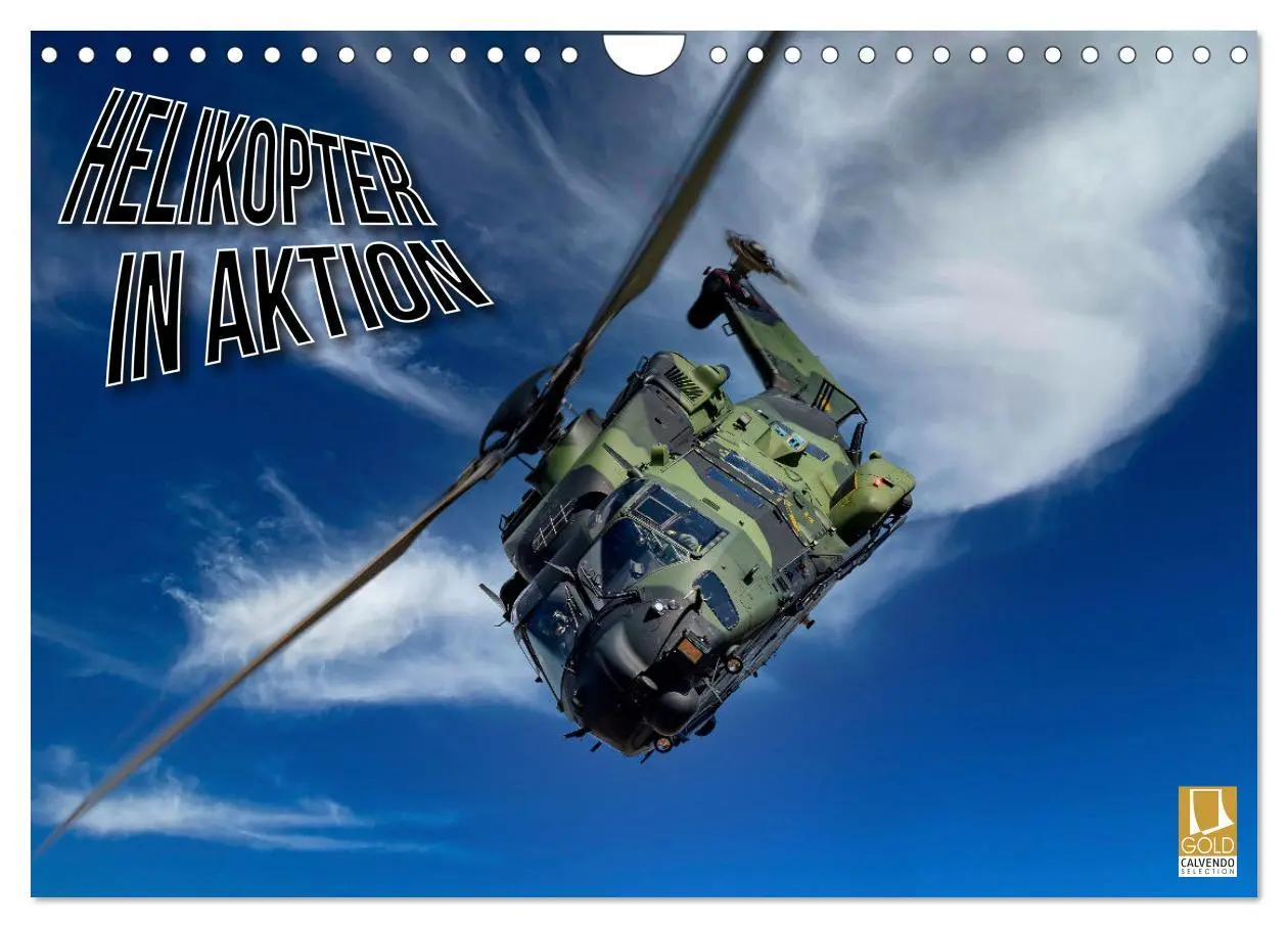 Cover: 9783457594766 | Helikopter in Aktion (Wandkalender 2026 DIN A4 quer), CALVENDO...