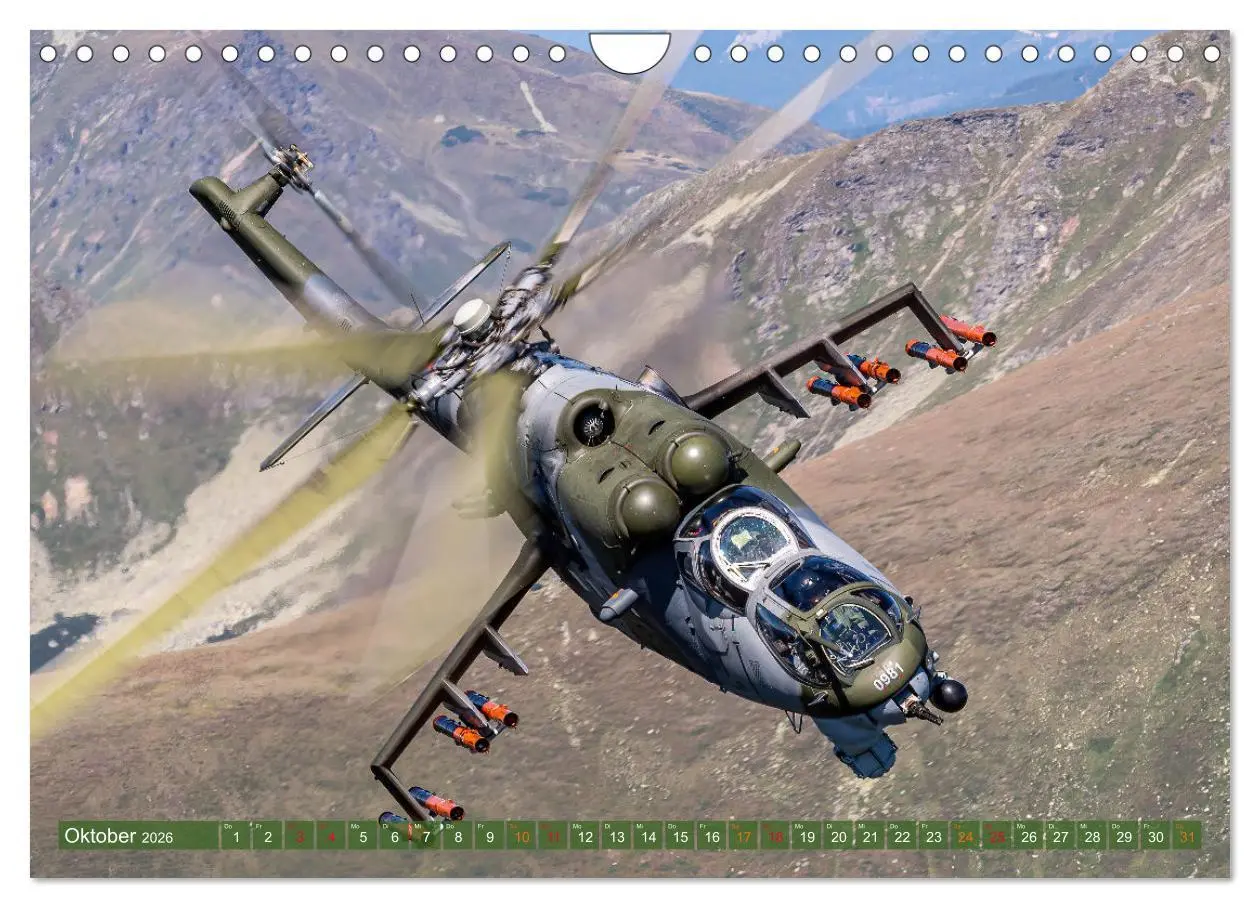 Bild: 9783457594766 | Helikopter in Aktion (Wandkalender 2026 DIN A4 quer), CALVENDO...
