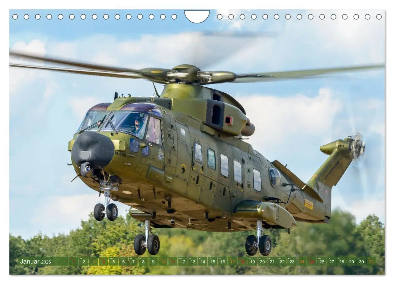 Bild: 9783457594766 | Helikopter in Aktion (Wandkalender 2026 DIN A4 quer), CALVENDO...