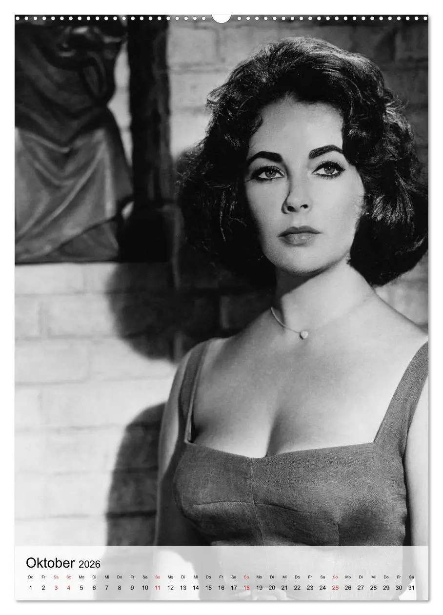 Bild: 9783516444766 | Elizabeth Taylor (Wandkalender 2026 DIN A2 hoch), CALVENDO...