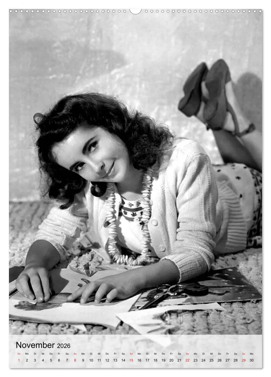 Bild: 9783516444766 | Elizabeth Taylor (Wandkalender 2026 DIN A2 hoch), CALVENDO...