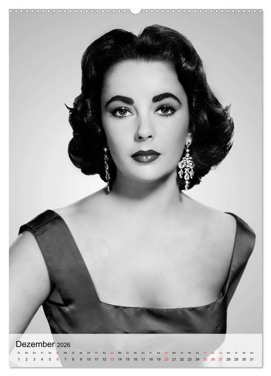 Bild: 9783516444766 | Elizabeth Taylor (Wandkalender 2026 DIN A2 hoch), CALVENDO...