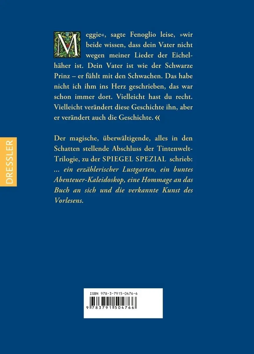 Rückseite: 9783791504766 | Tintentod | Band 3 zu "Tintenherz" | Cornelia Funke | Buch | 766 S.