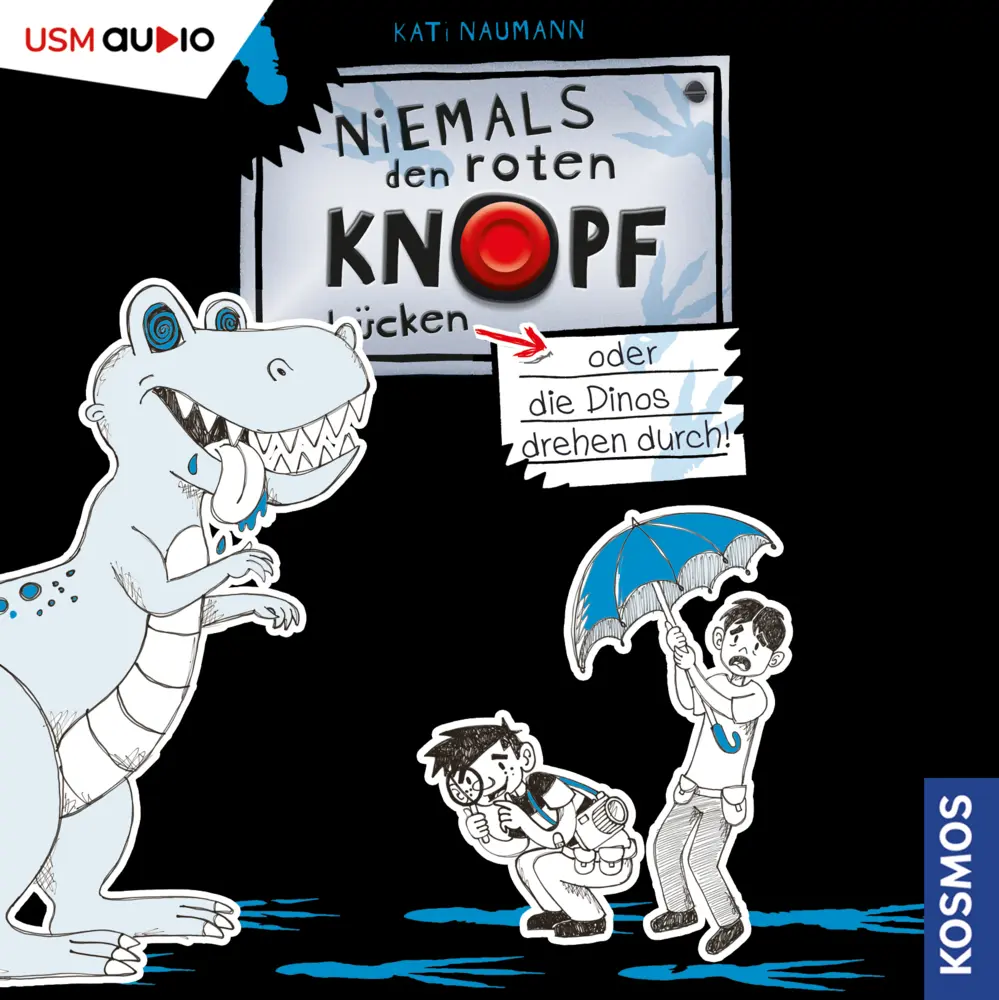 Cover: 9783803234766 | Niemals den roten Knopf drücken, 2 Audio-CD | oder die Dinos kommen
