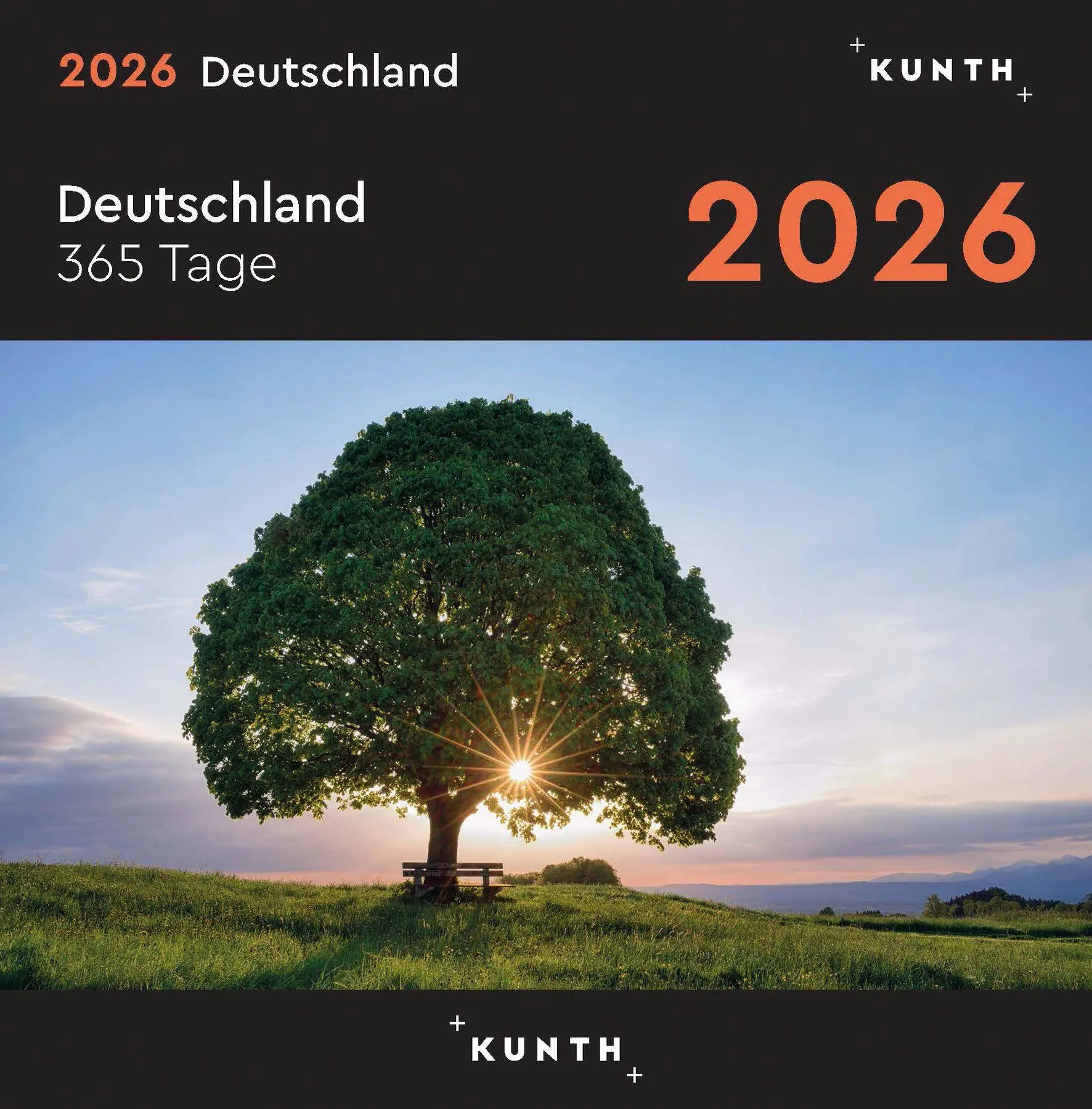 Cover: 9783965914766 | Deutschland - KUNTH 365-Tage-Abreißkalender 2026 | Kalender | 368 S.