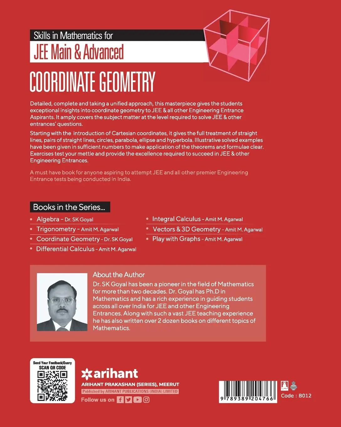 Rückseite: 9789389204766 | Skills in Mathematics - Coordinate Geometry for JEE Main and Advanced