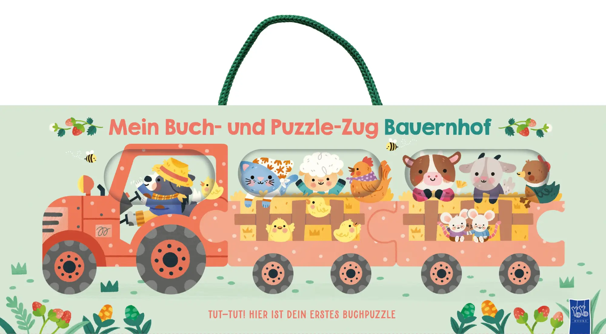 Cover: 9789465054766 | Mein Buch- und Puzzle-Zug: Bauernhof | Buch | 36 S. | Deutsch | 2025