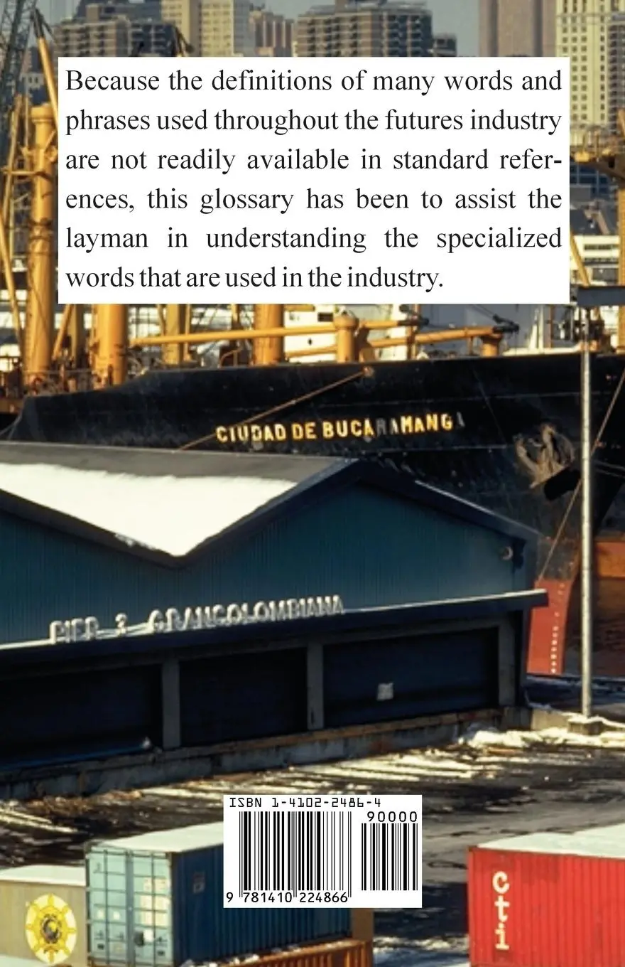 Rückseite: 9781410224866 | The Commodities Glossary | Commodity Futures Trading Commission | Buch