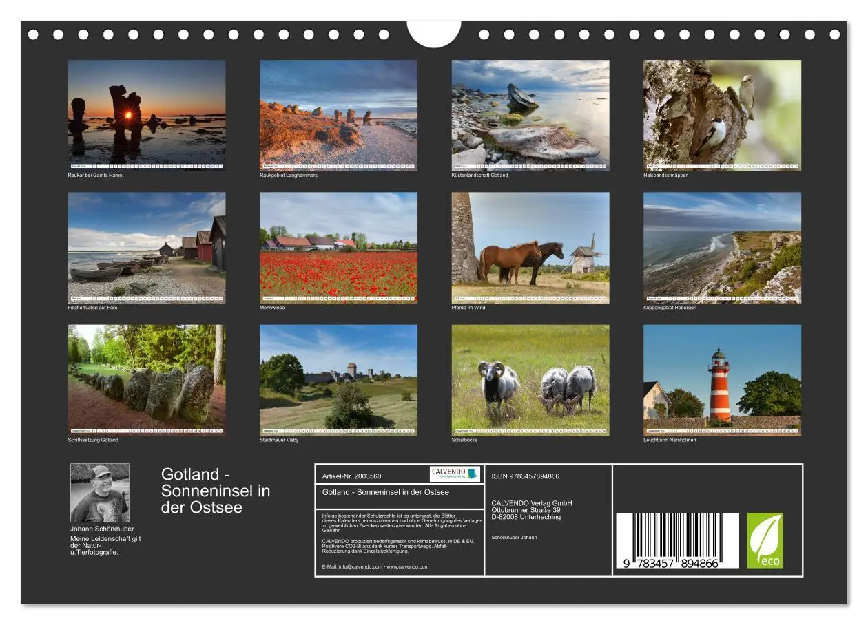 Bild: 9783457894866 | Gotland - Sonneninsel in der Ostsee (Wandkalender 2026 DIN A4...