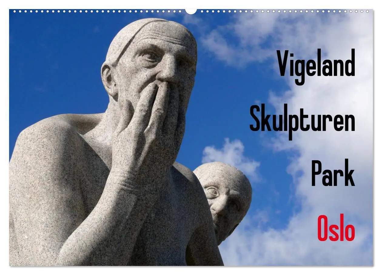 Cover: 9783516124866 | Vigeland Skulpturen Park Oslo (Wandkalender 2026 DIN A2 quer),...