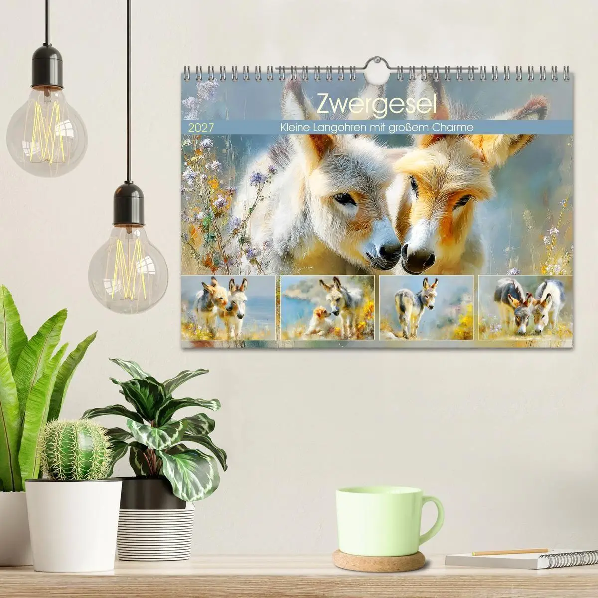 Bild: 9783516814866 | Zwergesel. Kleine Langohren mit großem Charme (Wandkalender 2027...