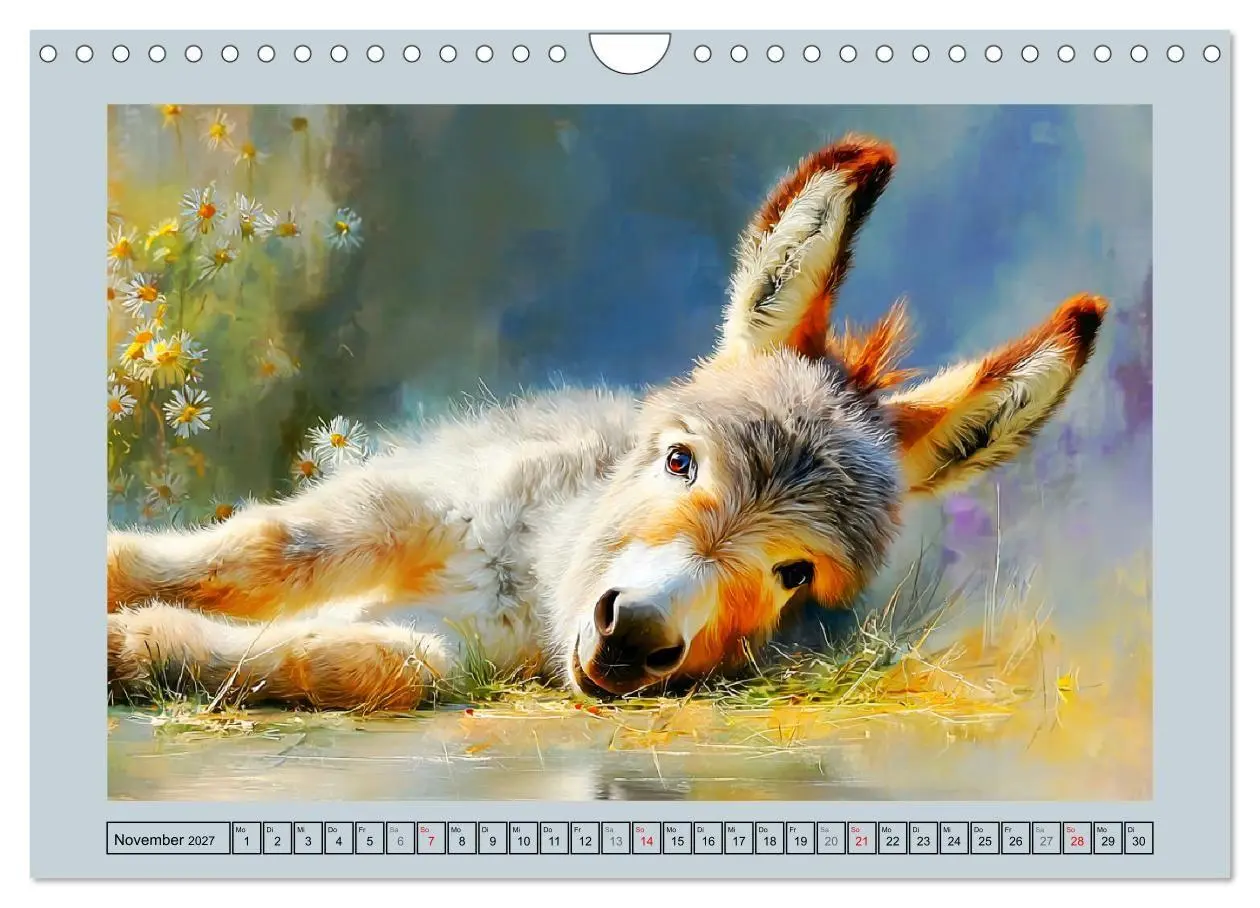 Bild: 9783516814866 | Zwergesel. Kleine Langohren mit großem Charme (Wandkalender 2027...