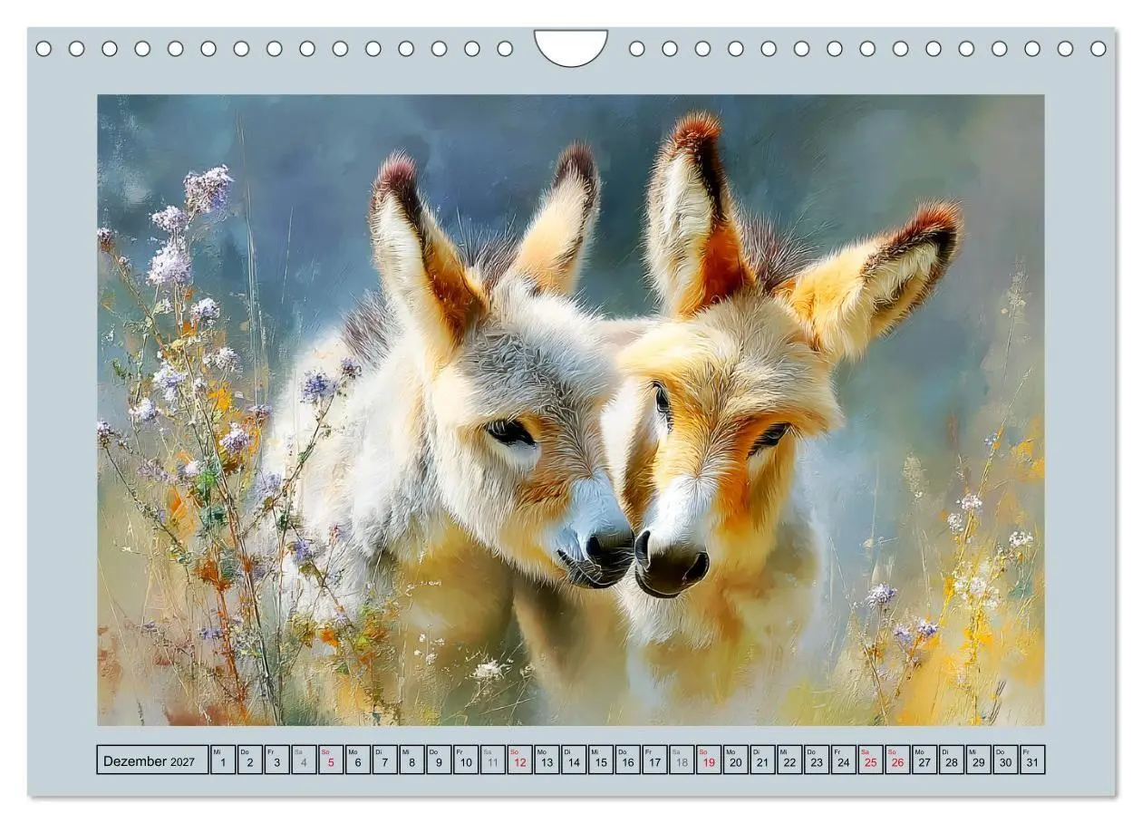 Bild: 9783516814866 | Zwergesel. Kleine Langohren mit großem Charme (Wandkalender 2027...