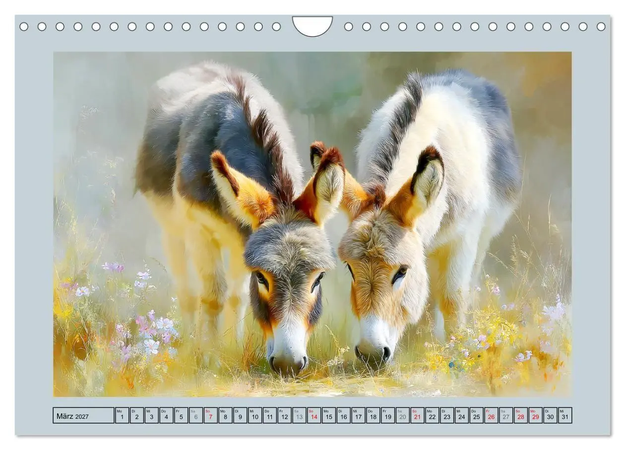 Bild: 9783516814866 | Zwergesel. Kleine Langohren mit großem Charme (Wandkalender 2027...