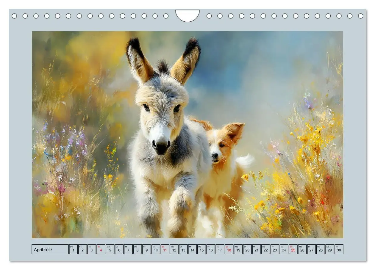 Bild: 9783516814866 | Zwergesel. Kleine Langohren mit großem Charme (Wandkalender 2027...