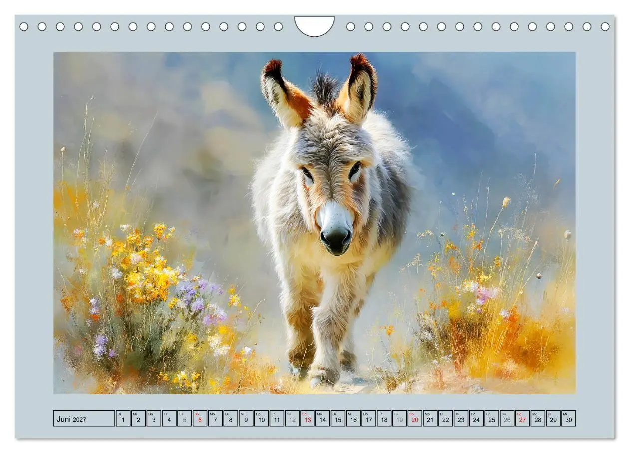 Bild: 9783516814866 | Zwergesel. Kleine Langohren mit großem Charme (Wandkalender 2027...