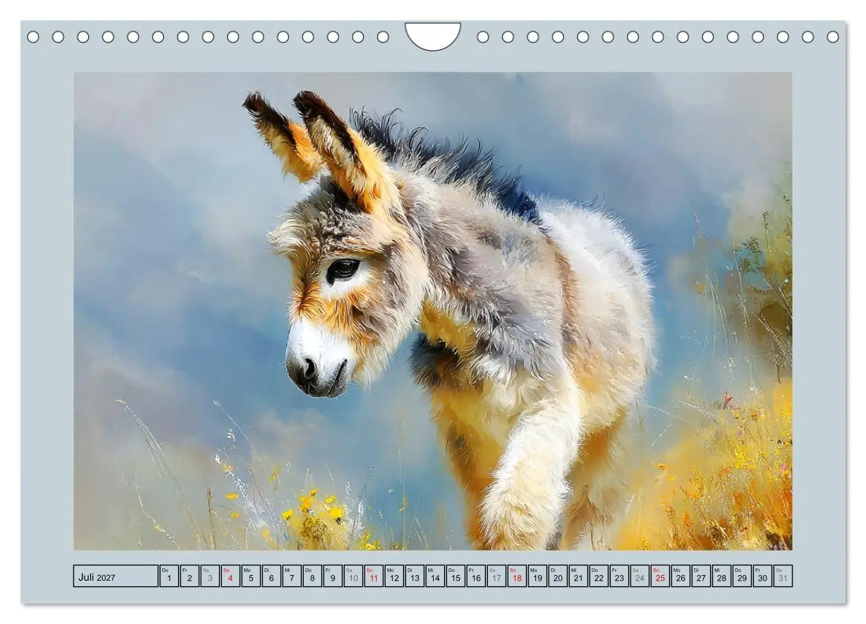 Bild: 9783516814866 | Zwergesel. Kleine Langohren mit großem Charme (Wandkalender 2027...