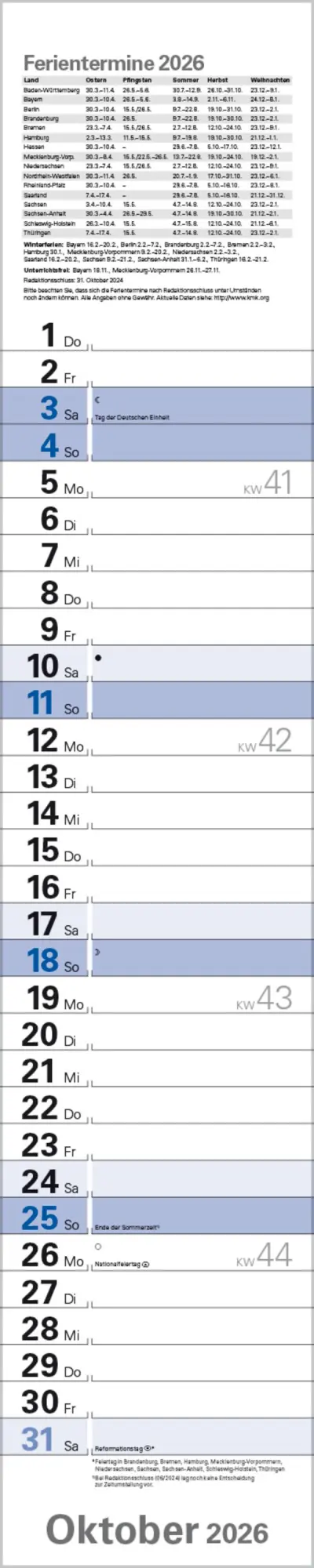 Bild: 9783731884866 | Planer Blau 2026 | Verlag Korsch | Kalender | Spiralbindung | 13 S.