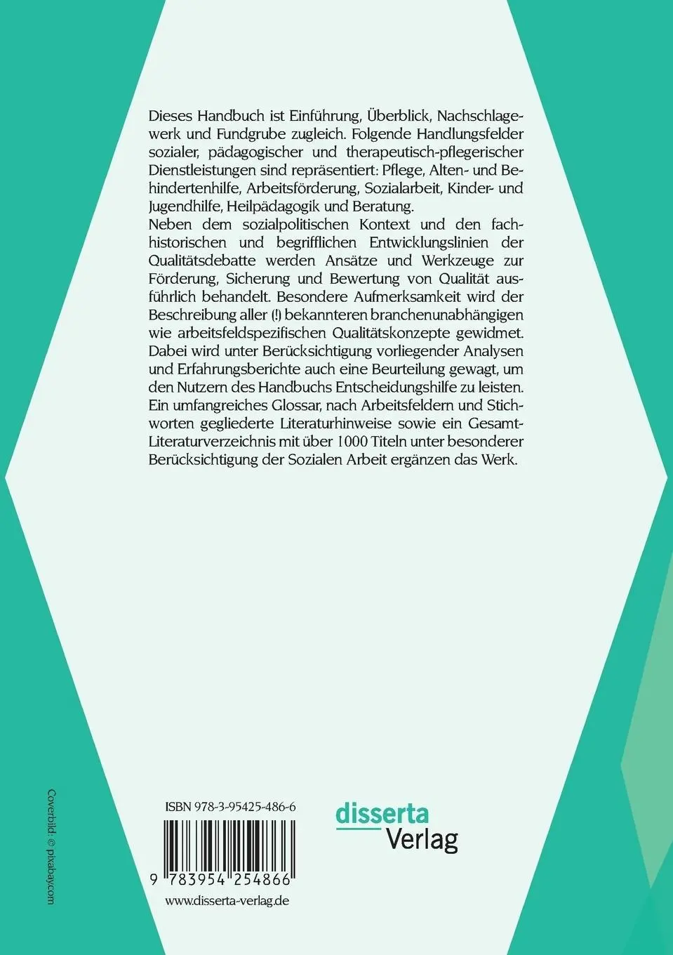 Rückseite: 9783954254866 | Management sozialer Dienstleistungsqualität: Grundlagen, Konzepte...